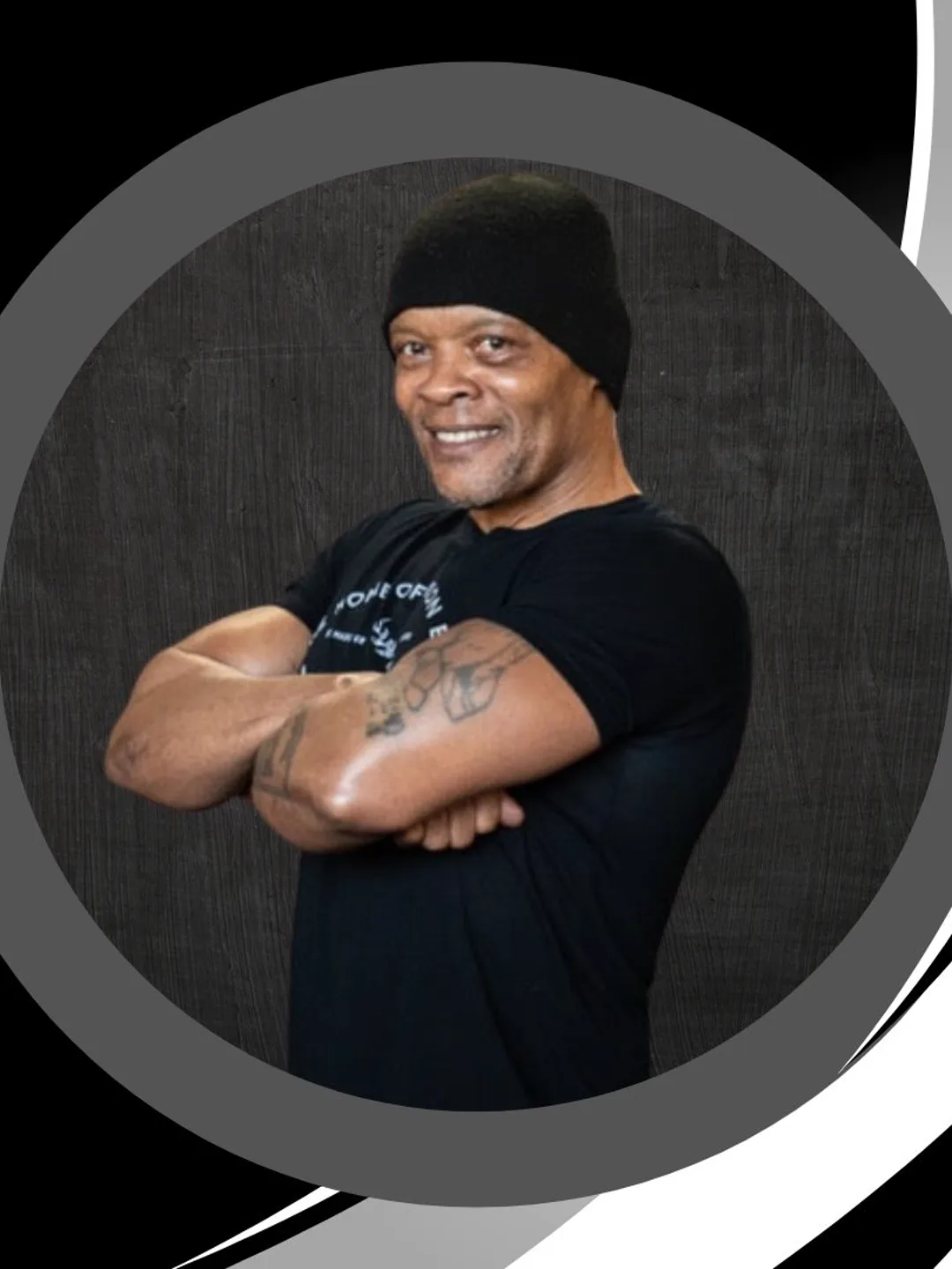 Coach Bizz Devers — arms crossed, all business